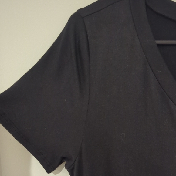 Black T Shirt Dress - Picture 3 of 6
